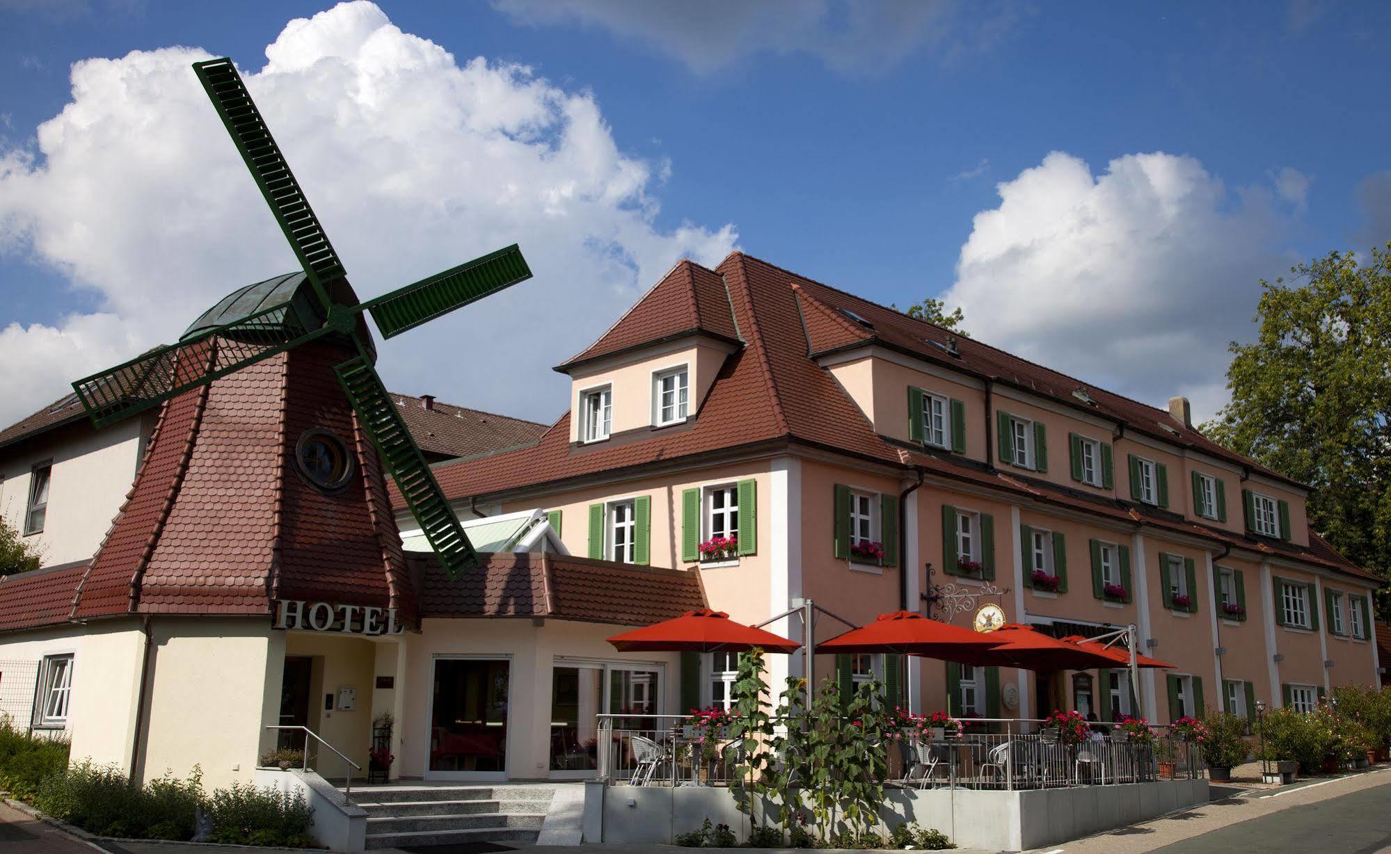 Hotel Restaurant Zur Windmuhle Ansbach Eksteriør bilde